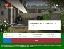 Tablet Screenshot of inmoperales.com